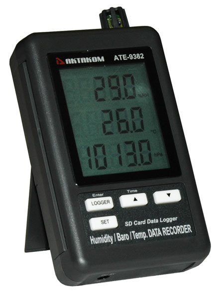 АТЕ-9382 Регистратор температуры, влажности, давления