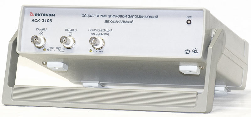 Двухканальный осциллограф - приставка АСК-3106