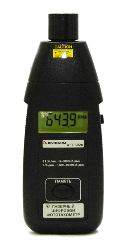 Тахометр с лазерным указателем АТТ-6020