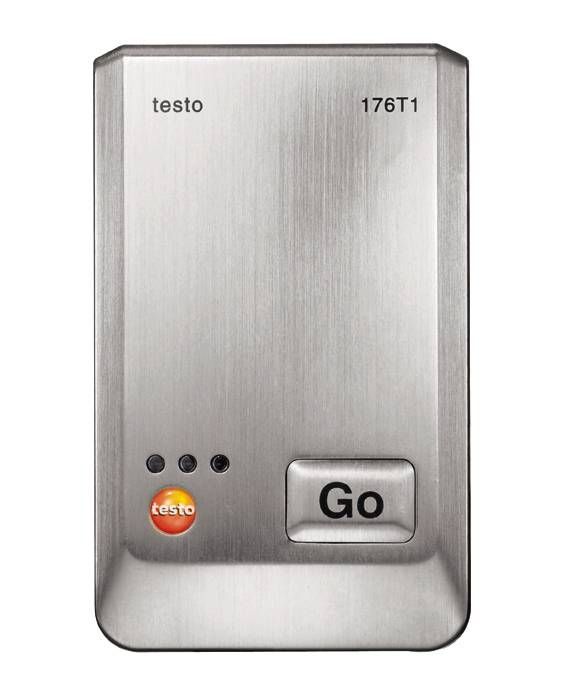 Testo 176 T1 - 1-канальный логгер данных температуры в металлическом корпусе с высокоточным внутренним сенсором (Pt100)