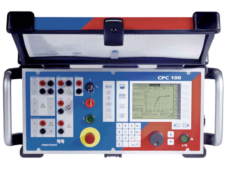 CPC 100 — Универсальный комплект для испытания оборудования подстанций