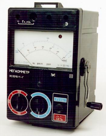 ЭС0210/2Г Мегаомметр