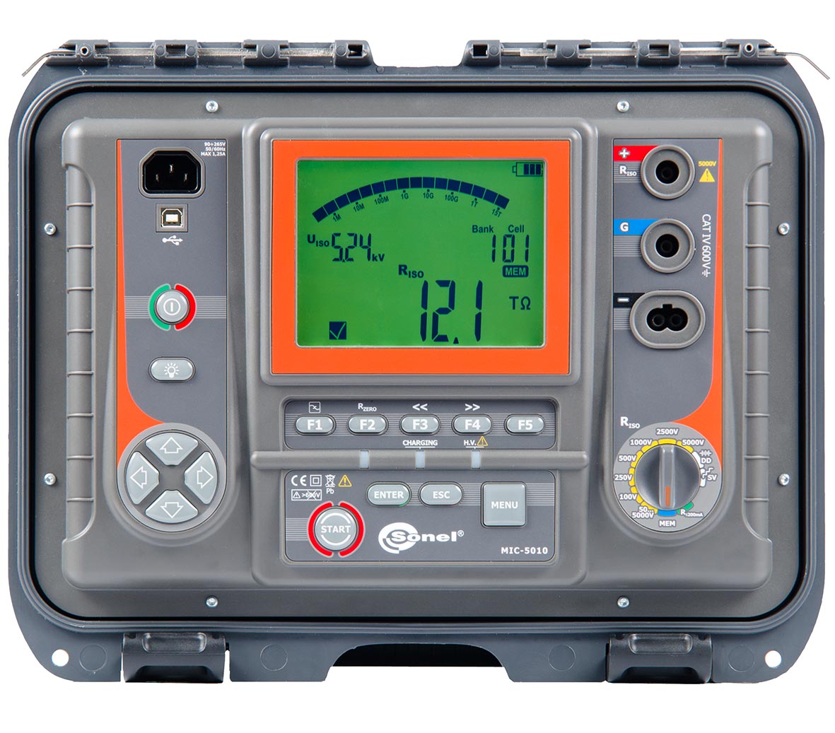 MIC-5010 - измеритель параметров электроизоляции