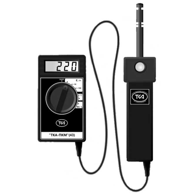 ТКА-ПКМ МОДЕЛЬ 43 - люксметр + измеритель температуры и влажности