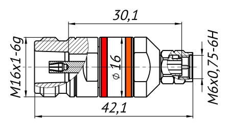 Переход коаксиальный ADP1A-IIIF-IXM