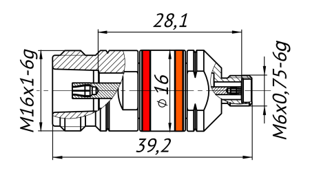 Переход коаксиальный ADP1A-IIIF-IXF