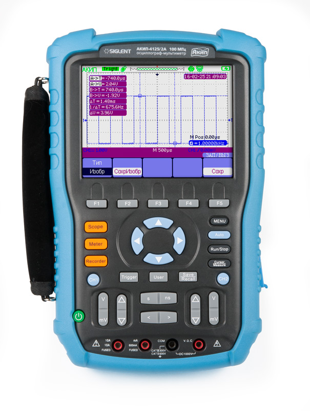 АКИП-4125/3А — осциллограф-мультиметр цифровой запоминающий 2-х канальный