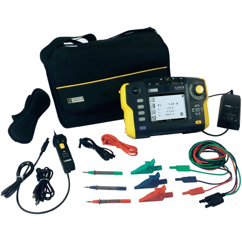 СА 6116 + клещи С177 - прибор для комплексной проверки электрических установок