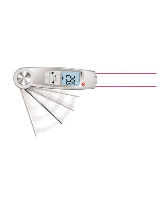 Testo 104-IR - комбинированный термометр для инфракрасных  и погружных измерений температуры