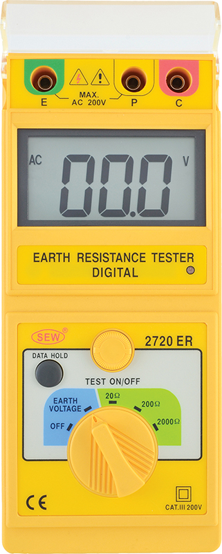 2720 ER - цифровой измеритель сопротивления заземления
