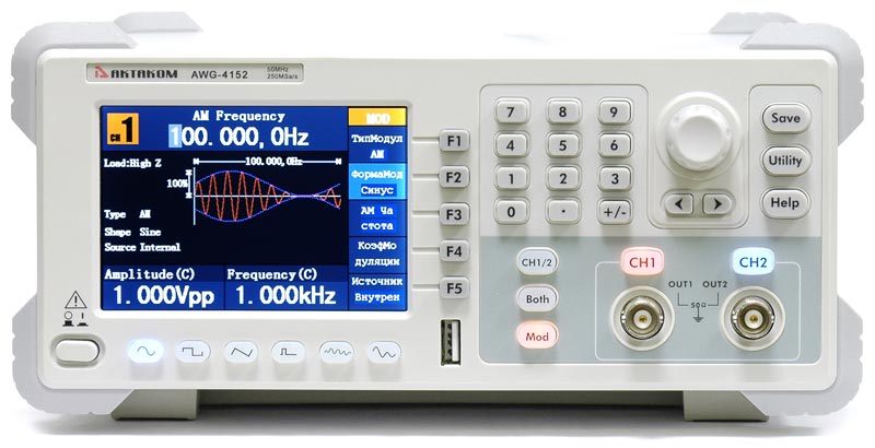 AWG-4152 — генератор сигналов специальной формы