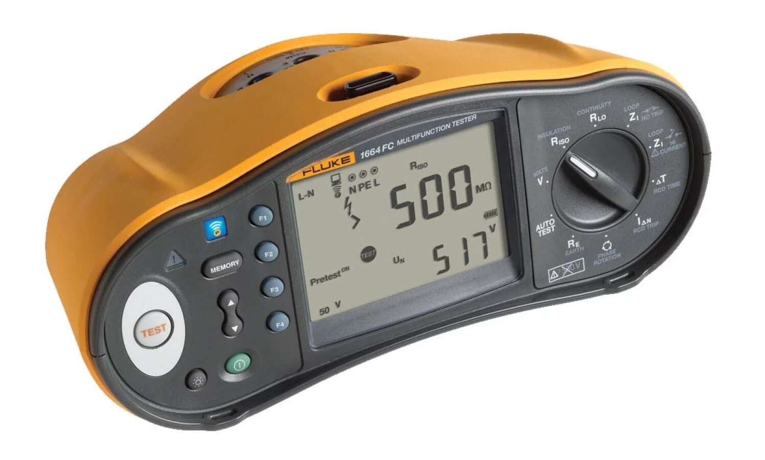 Fluke 1664 FC — многофункциональный тестер электроустановок