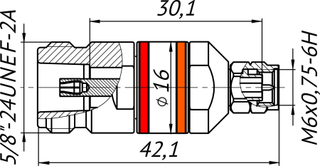 Переход коаксиальный ADP1A-NF-IXM
